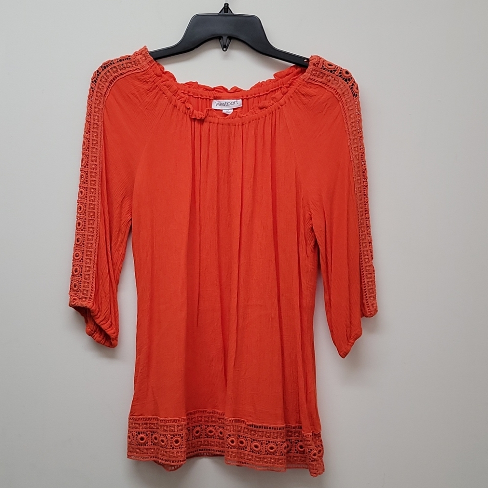 Westport Orange Top - Size M